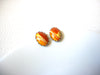 Retro Orange Yellow Earrings 101120