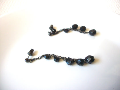 Retro Black Dangle Earrings 101120