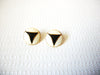 Retro Gold Cream Black Earrings 101120