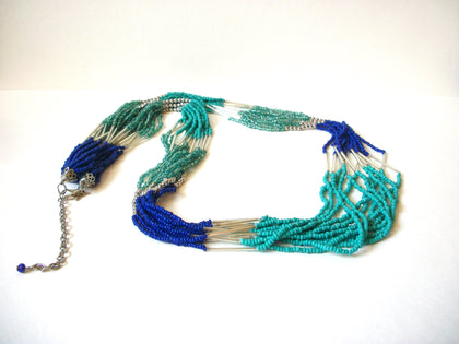 Vintage Southwestern Glass Beads Necklace 71220