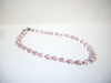 Translucent Pale Pink Glass Necklace 71320