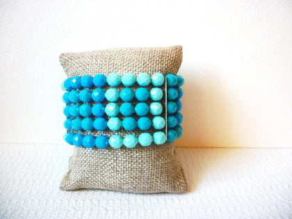 Retro Blue Wide Bracelet 101220