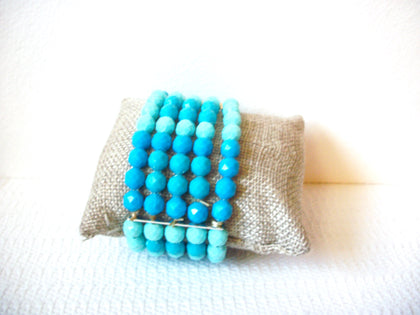 Retro Blue Wide Bracelet 101220