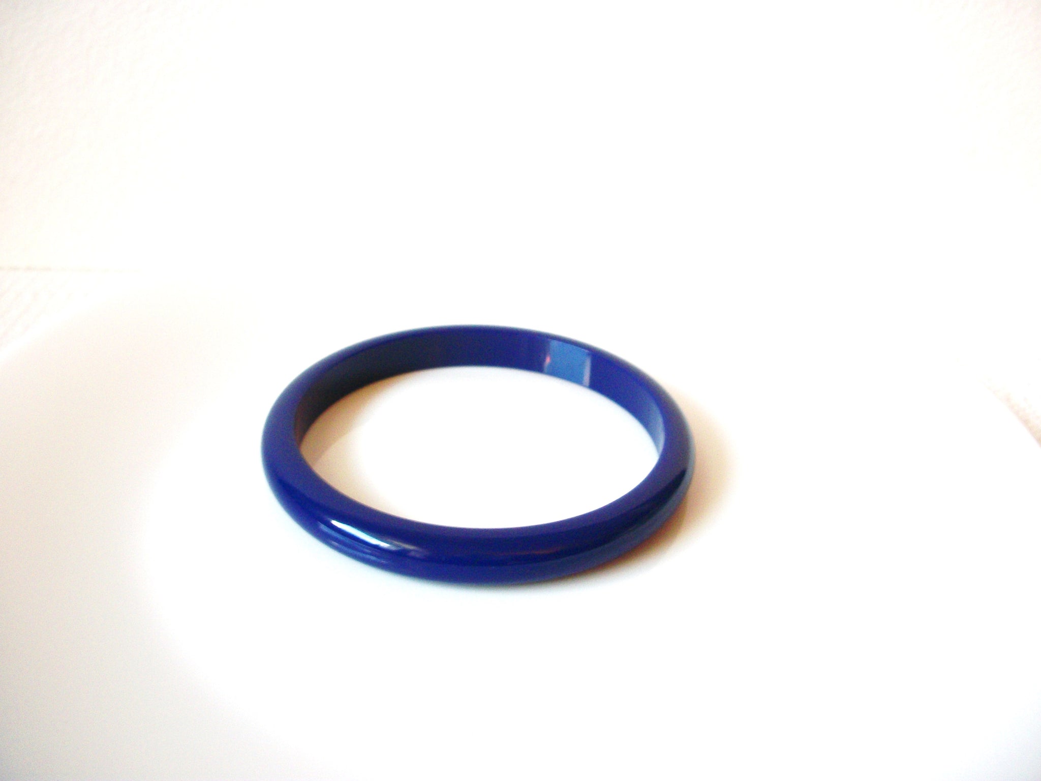 Retro Dark Blue Bangle Bracelet 101220