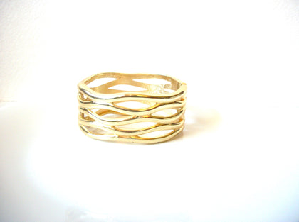Retro Gold Toned Bangle Bracelet 101220