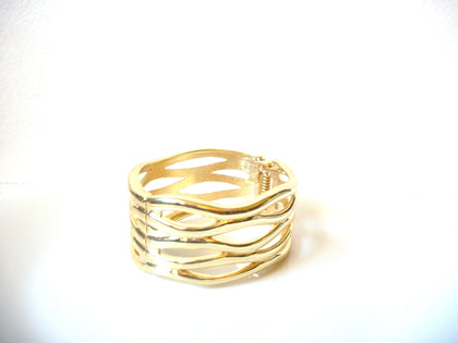 Retro Gold Toned Bangle Bracelet 101220