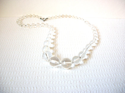 Retro Clear Beads Necklace 101320