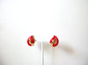 Retro Red Gold Earrings 71420