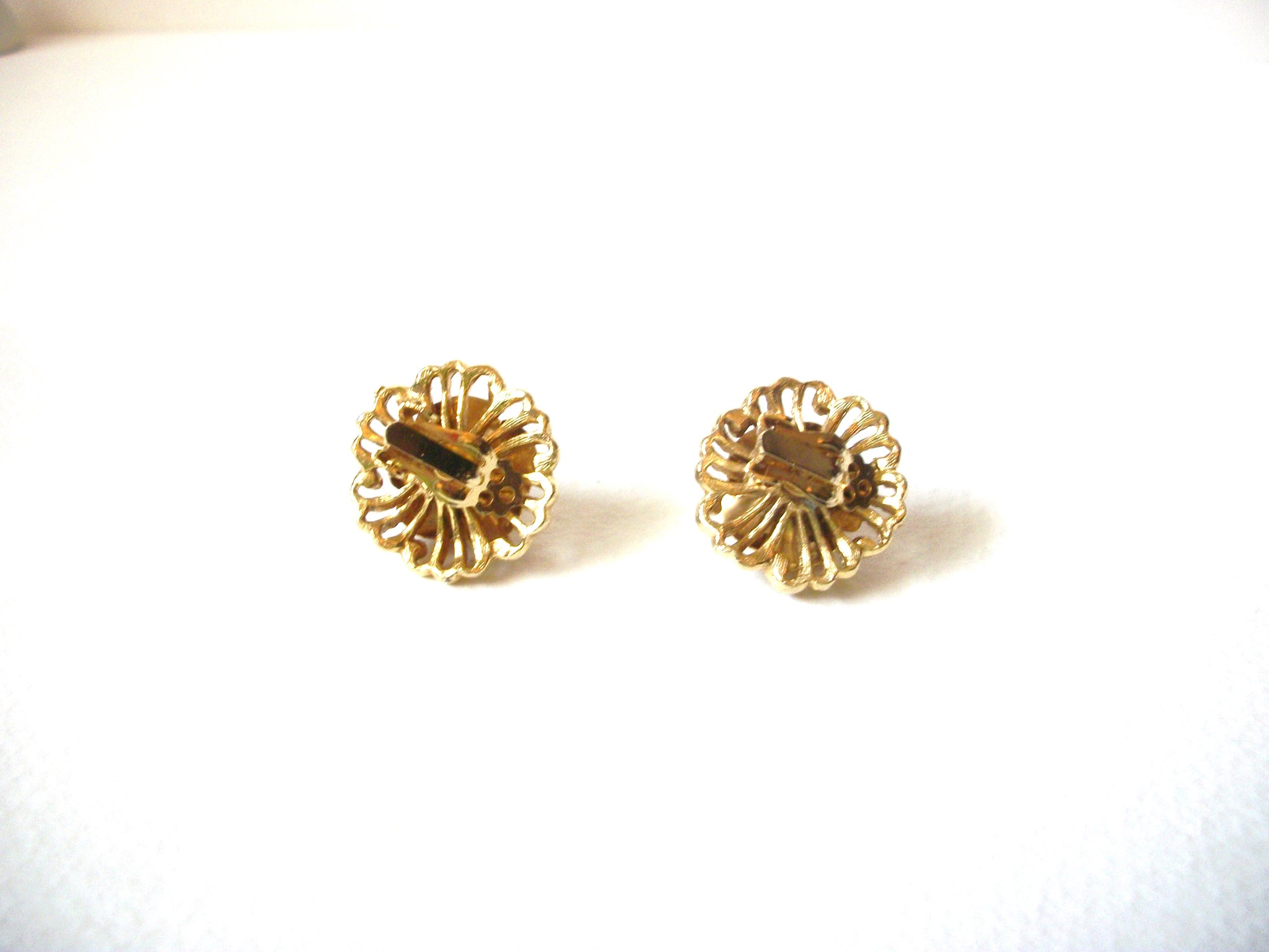 Vintage 1950s Rose Earrings 71420