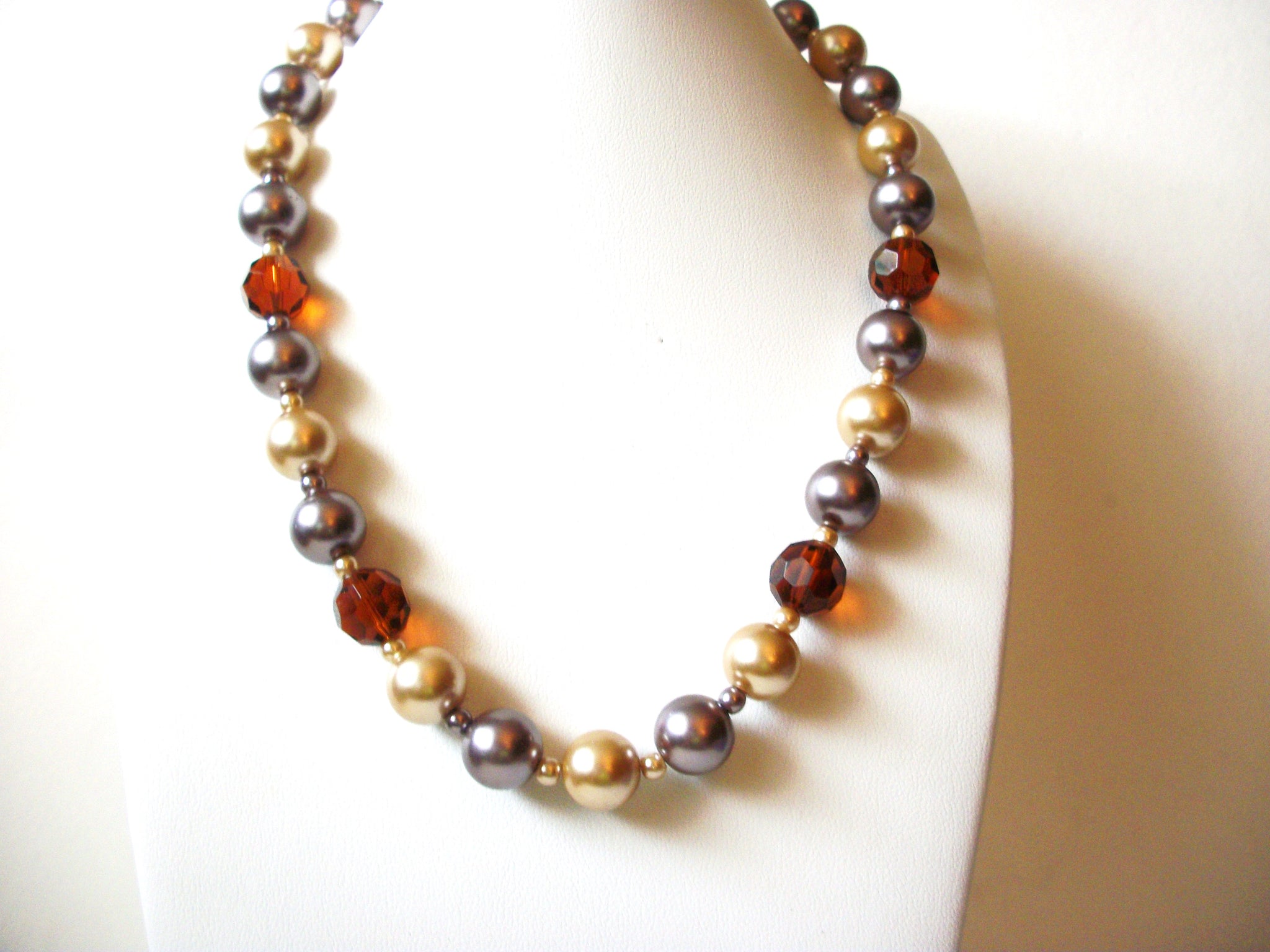 Retro Glass Beads Necklace 71420