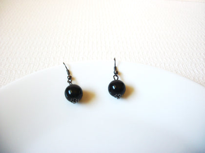 Retro Black Dangle Earrings 101320