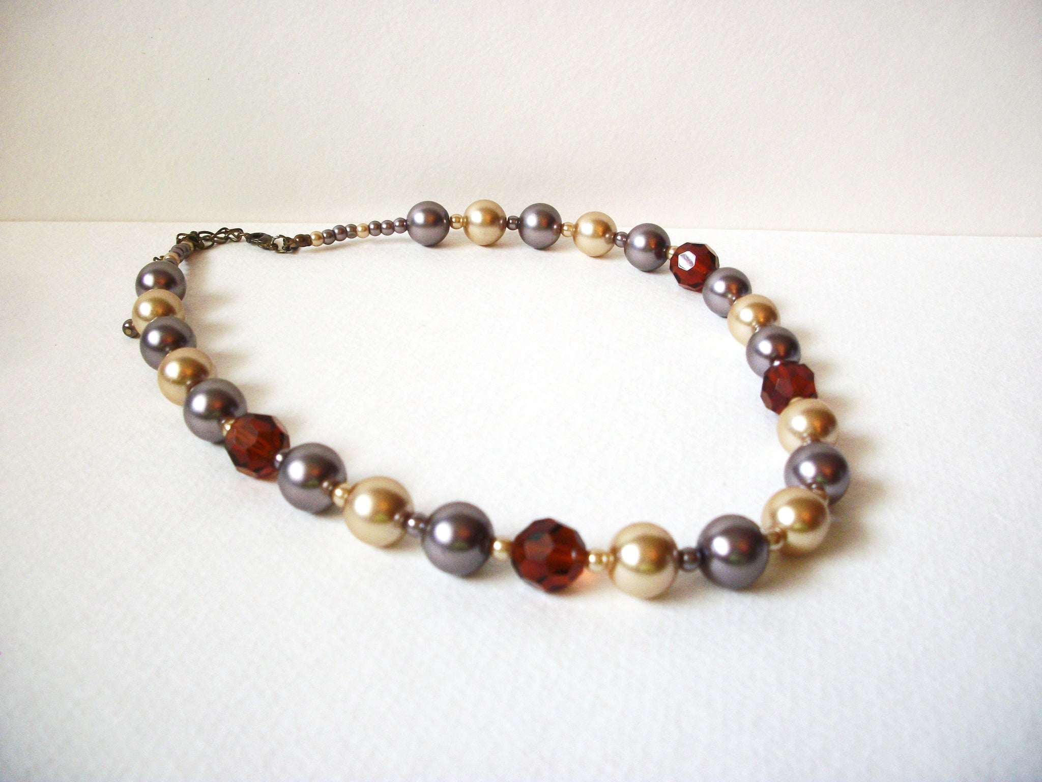 Retro Glass Beads Necklace 71420