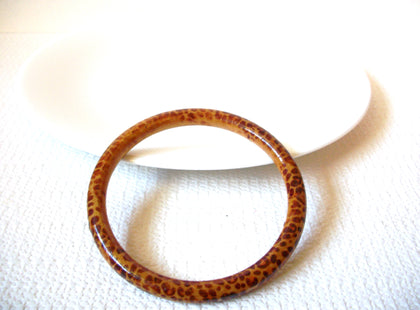 Retro Brown Animal Print Bangle Bracelet 101320