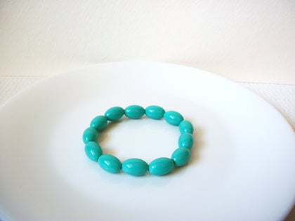 Retro Turquoise Blue Lucite Bracelet 101320