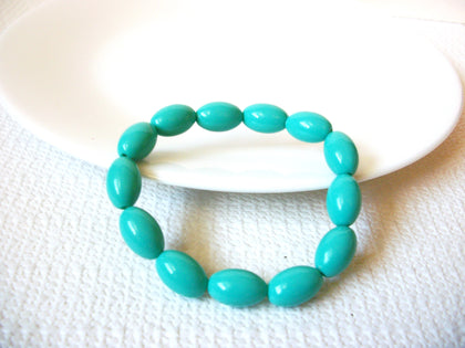 Retro Turquoise Blue Lucite Bracelet 101320