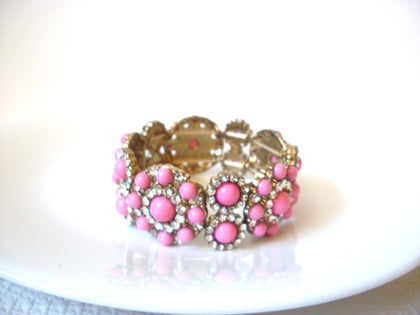 Retro Pink Rhinestone Bracelet 101420