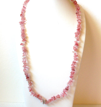 Vintage Pink Quartz Necklace 101420