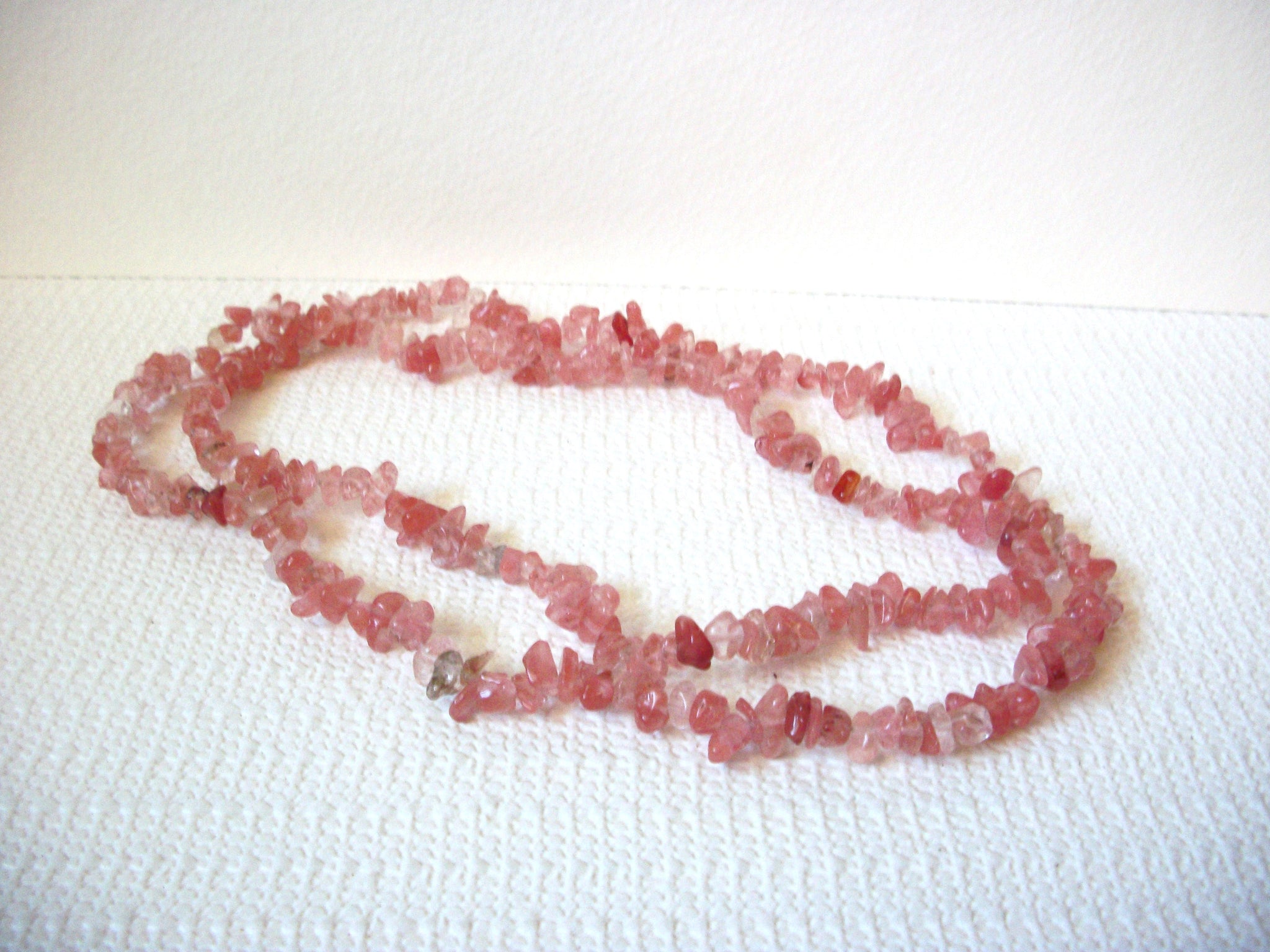 Vintage Pink Quartz Necklace 101420
