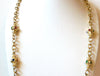 Vintage Gold Toned Rhinestones Necklace 101420