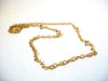 Vintage Gold Toned Rhinestones Necklace 101420