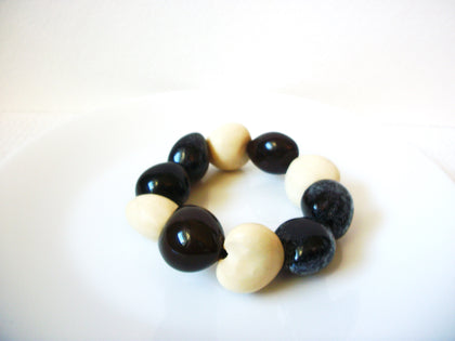 Chunky Retro Exotic Nut Lucite Bracelet 101320