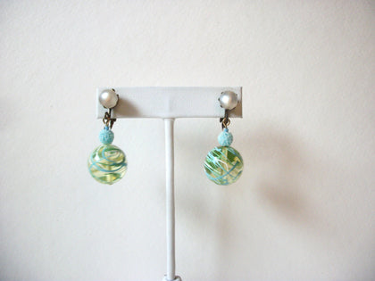 Vintage Lucite Earrings 71420