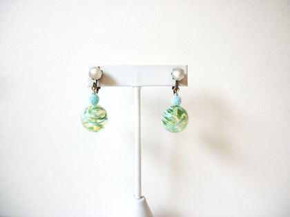 Vintage Lucite Earrings 71420