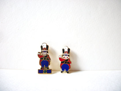 2X Vintage Cloisonne Soldiers Brooch 71420