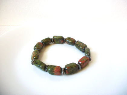 Unakite Semi Precious Stone Bracelet 101320