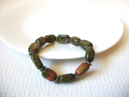 Unakite Semi Precious Stone Bracelet 101320