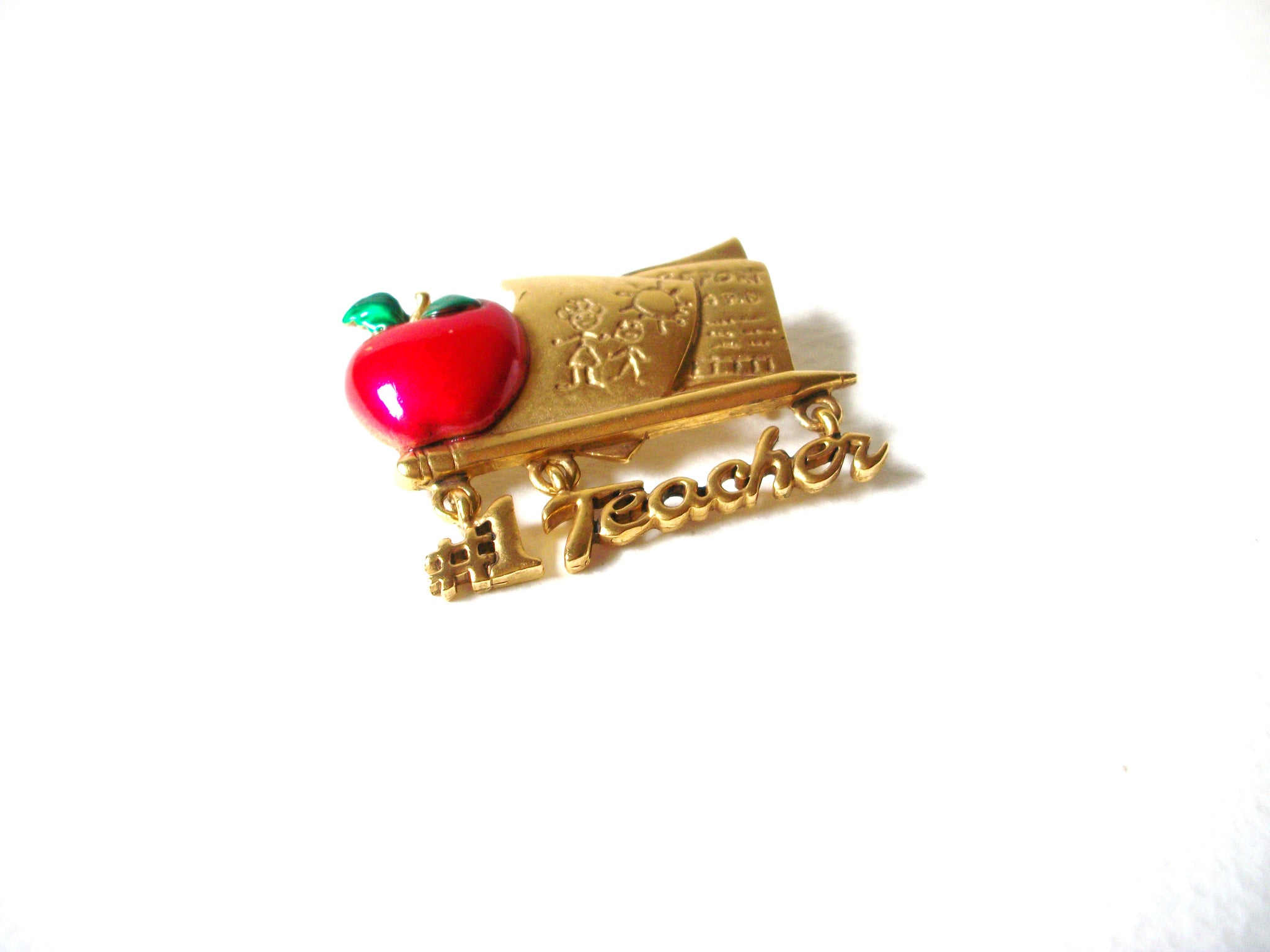 Vintage DANCRAFT Teachers Brooch 71420