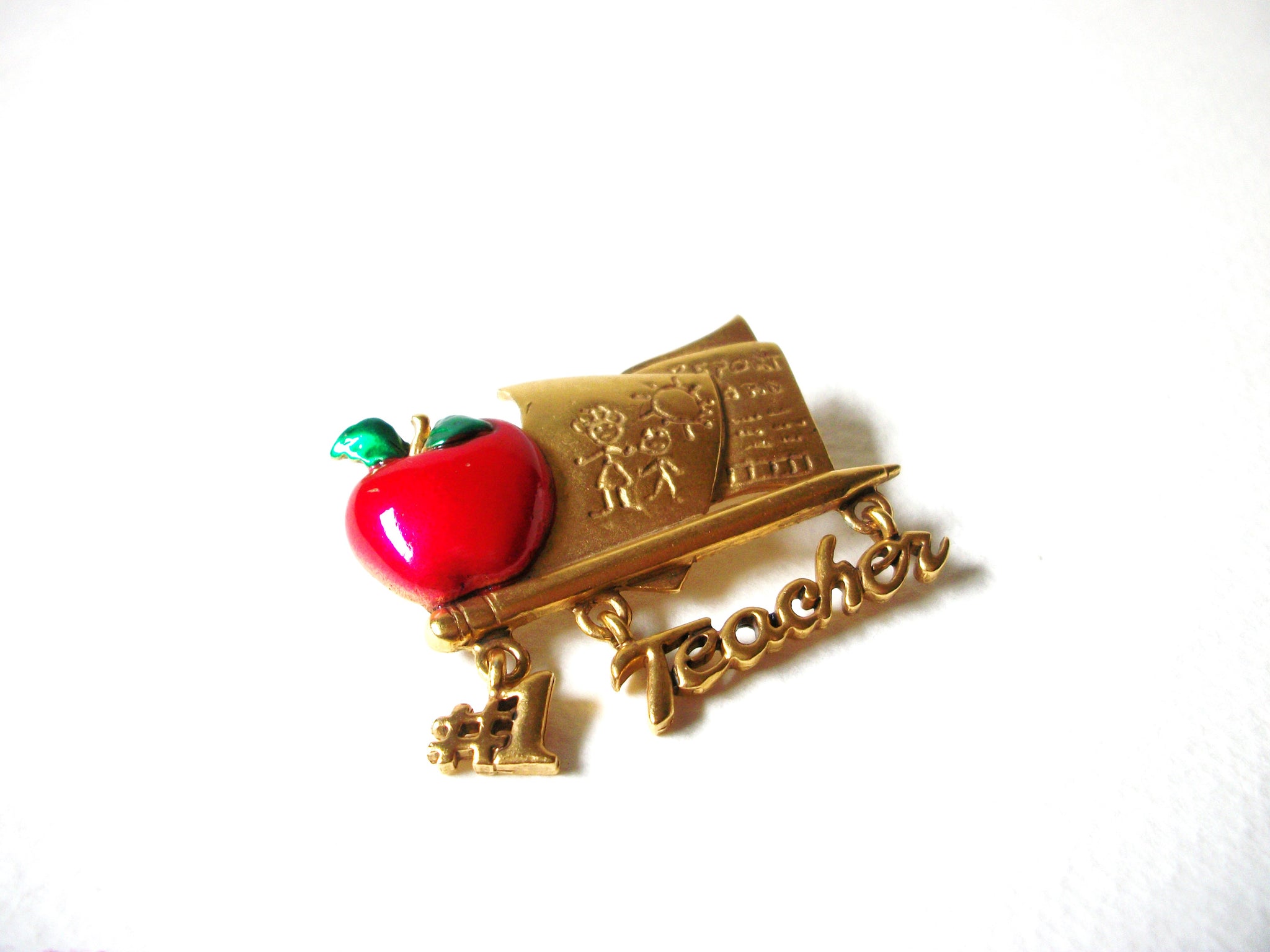 Vintage DANCRAFT Teachers Brooch 71420