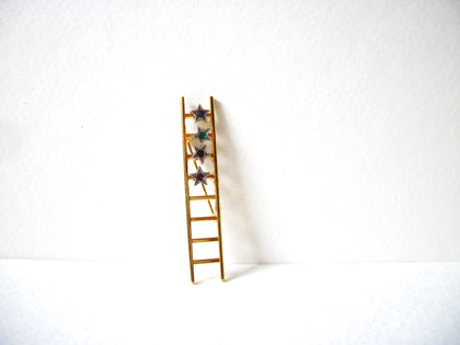 Vintage Suceess Rhinestones Ladder Brooch 71420