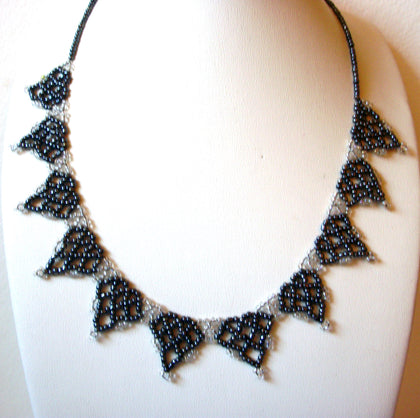 Vintage Glass Necklace 101420