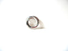 Vintage Silver Toned Circle Brooch 71420