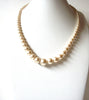 Vintage Glass Pearl Necklace 71420