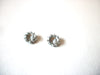 Vintage Black Rhinestone Earrings 71520