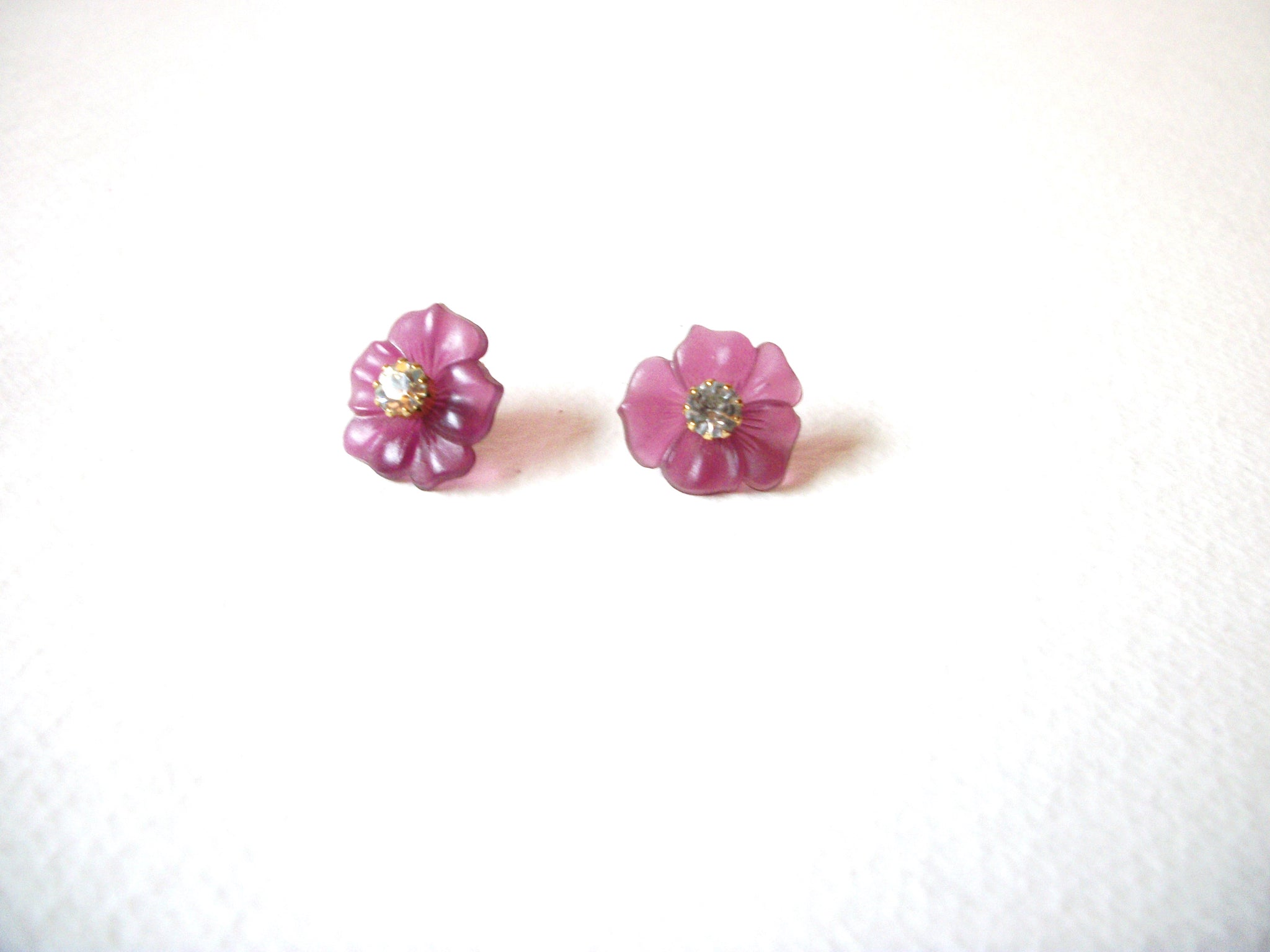 Retro Flower Rhinestone Earrings 71520