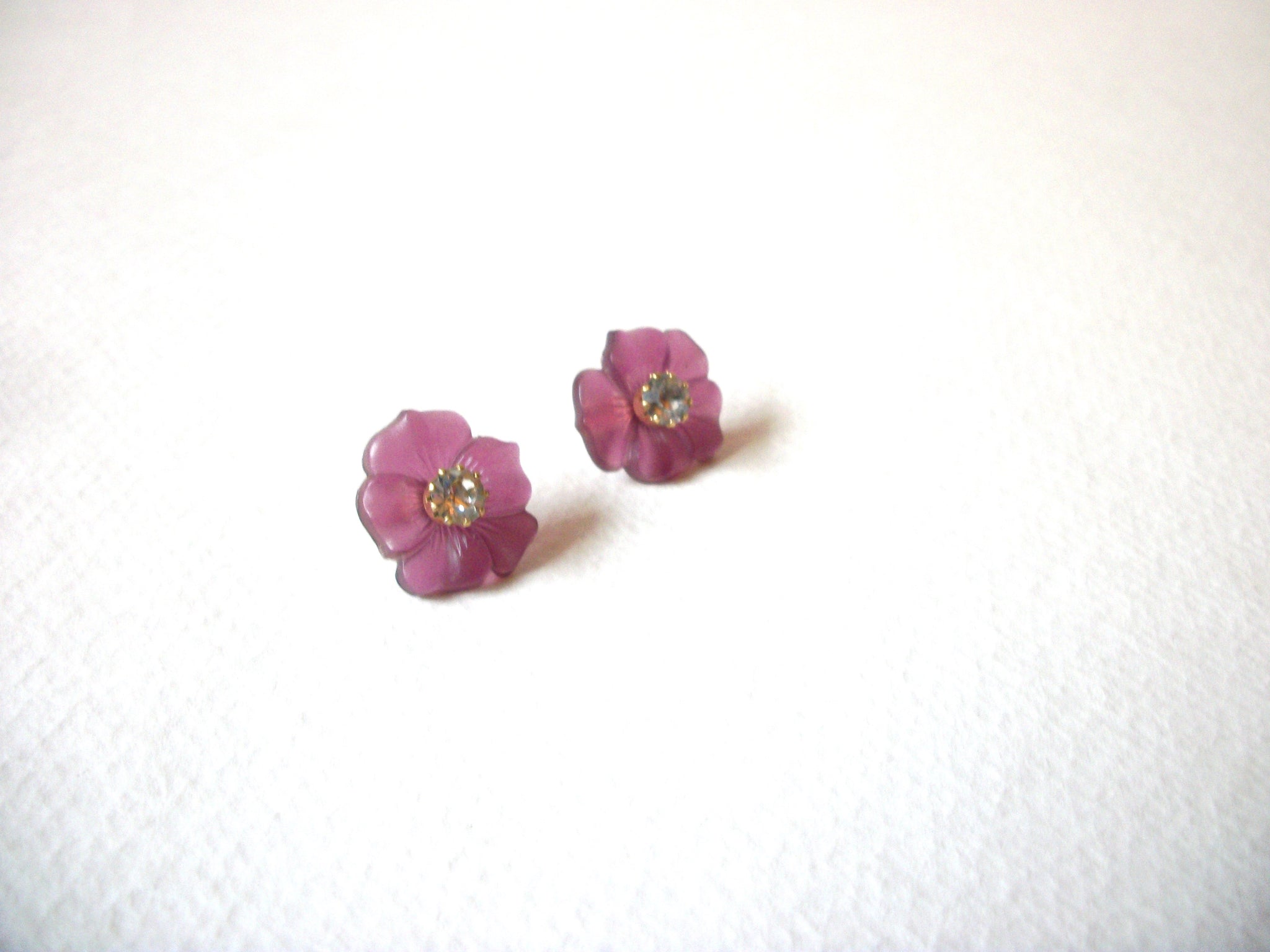 Retro Flower Rhinestone Earrings 71520