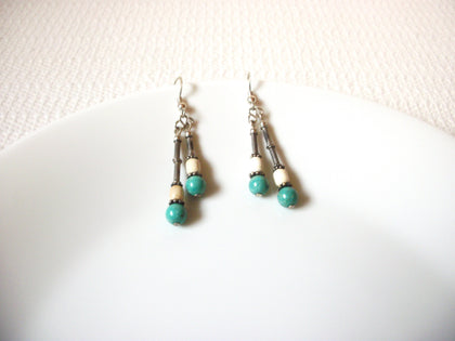 Bohemian Stone Bone Horn Earrings 101520