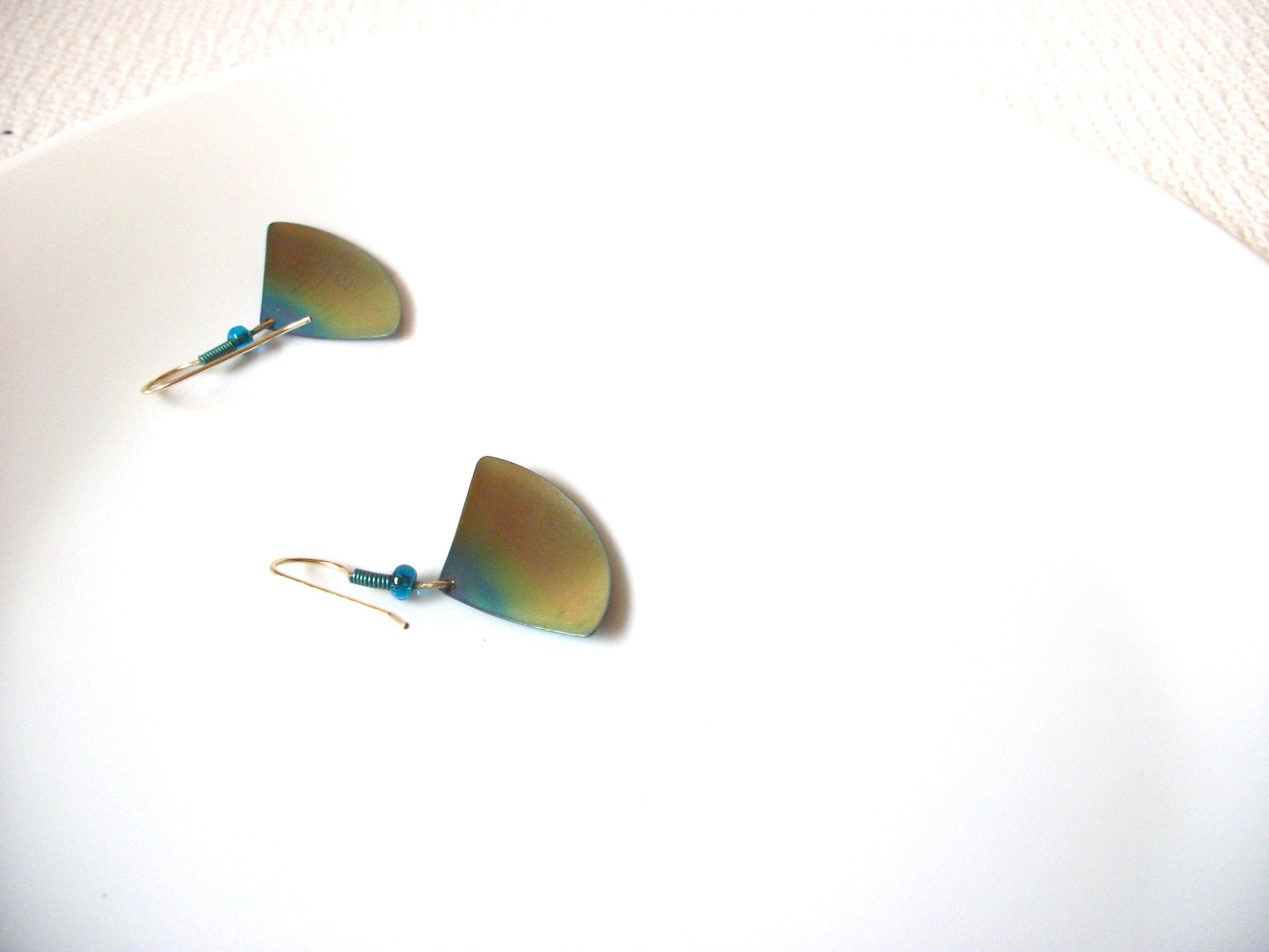 Vintage Cloisonne Fish Earrings 101520