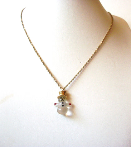 AVON Vintage Snowman Necklace 71520