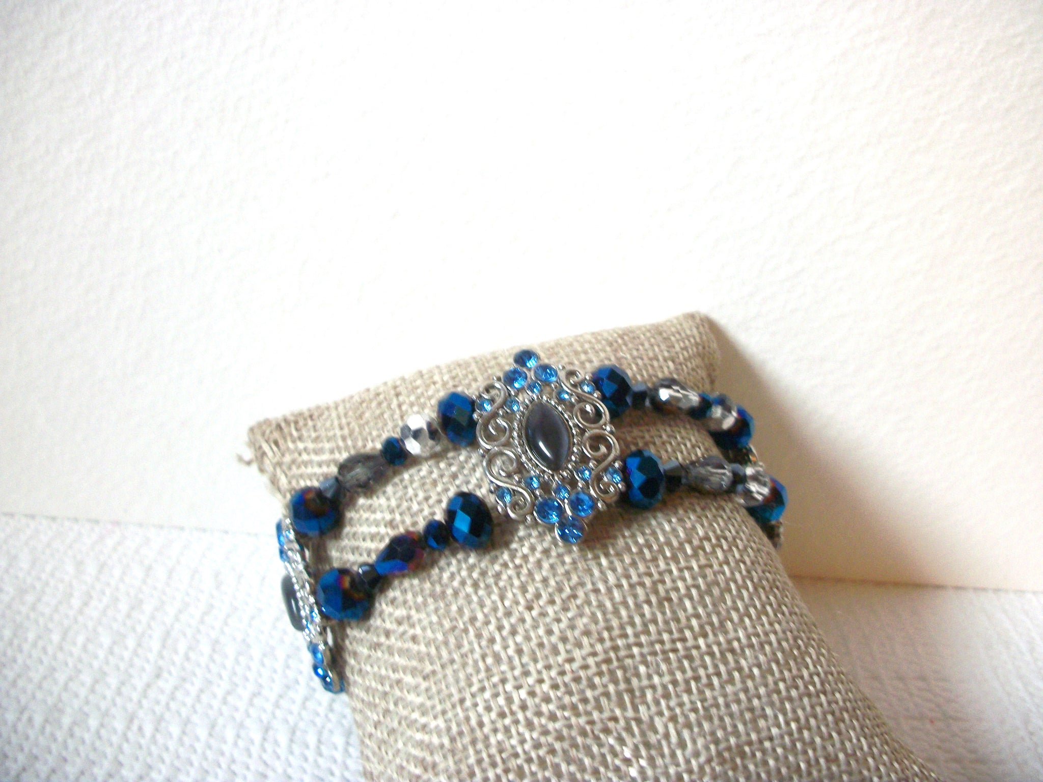 Vintage Blue Rhinestones Bracelet 101520