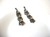 Retro Long Glass Earrings 71520