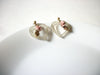 Vintage Heart Rose Earrings 71520