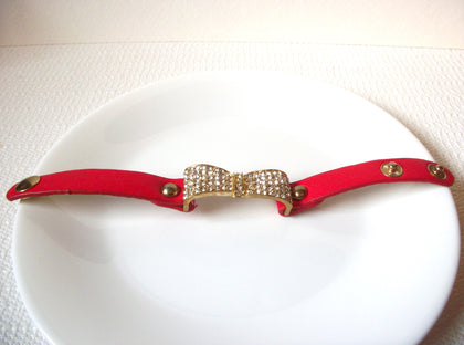 Retro Clear Rhinestones Bow Tie Bracelet 101520