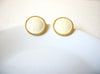 Retro Gold Cream Earrings 71520