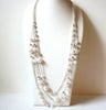 Retro White Faux Pearl Necklace 101520