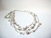 Retro White Faux Pearl Necklace 101520