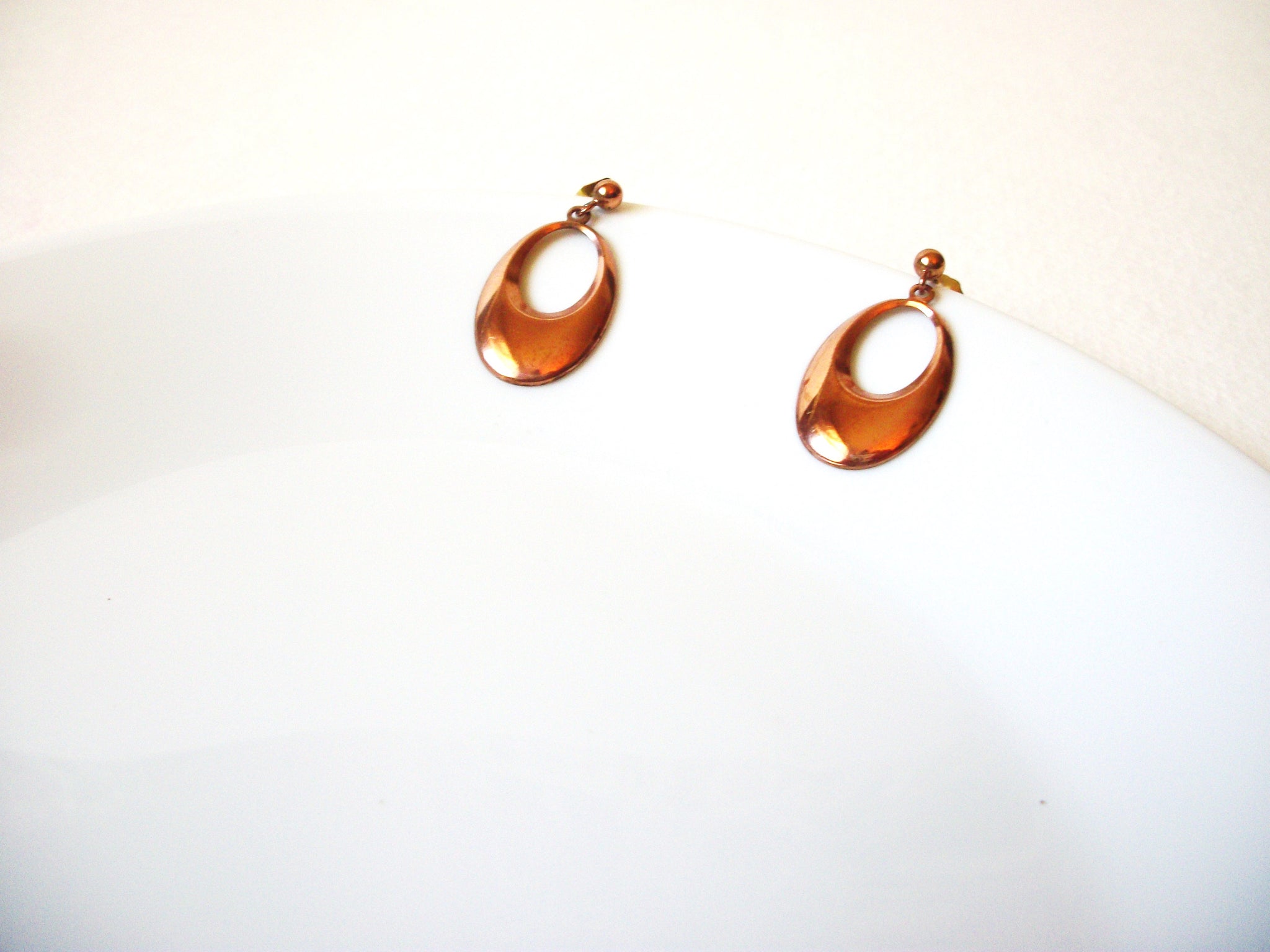 Retro Copper Dangle Earrings 71520